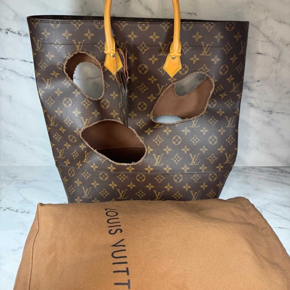 Louis Vuitton Rei Bag with Holes Monogram Comme De Garcons Iconoclasts LV Tote - Picture 15 of 15